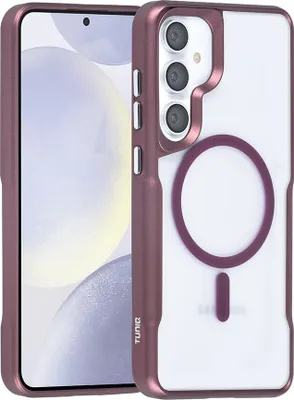 Obrázok produktu pre Puzdro na zadnú stranu TUNIQ pre Galaxy S24 Plus – silikónové s Magsafe – červené