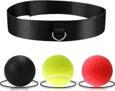 Zdjęcie produktu dla Go Go Gadget - "Zestaw do treningu refleksu i szybkości: piłka do ćwiczeń, sprzęt do sparingów, opaska na głowę do fitnessu."