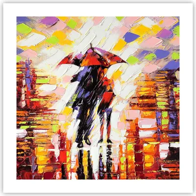 Produktbild von Poster - Poster ohne Rahmen - gehen liebhaber - 50x50 cm - Wand Bild - Wanddeko - Wandbilder - Kunstposter - Wandposter - Bilder - Kunstdruck - Wanddekoration - Wandbild - P2XAC50x50-3527