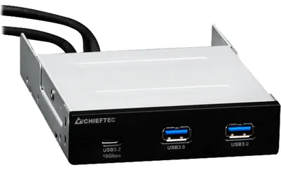 Produktbild von Chieftec MUB-3003, Schwarz, 102 mm, 135 mm, 25 mm, 300 g, 1 Stück(e)