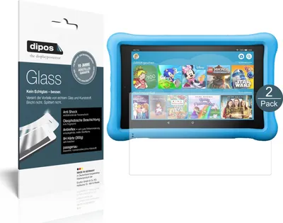 Produktbild von Schutzfolie für Amazon Fire HD 8 Kids Edition (2020) Folie Anti-Shock matt
