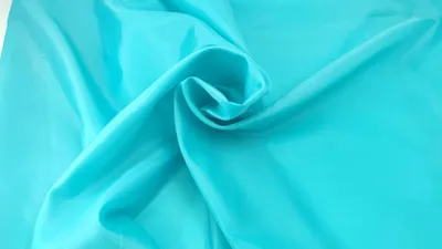 Produktbild von Futterstoff Meterware (Türkis) 150 cm breit. Dekoration, Bekleidung, Fahnen, Hochzeit, Vorhang