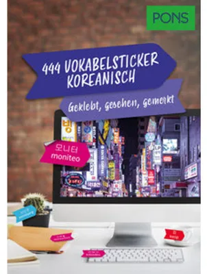 Produktbild von PONS 444 Vokabelsticker Koreanisch