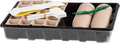 Produktbild von Mini-Gewächshaus Strend Pro, 66-teiliges Set, 45 Sämlinge, 37,5x23x6 cm