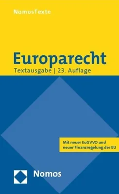 Produktbild von Europarecht