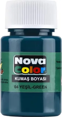 Zdjęcie produktu dla Nova Color - farba do tekstyliów NC-162, zielona, 30 ml