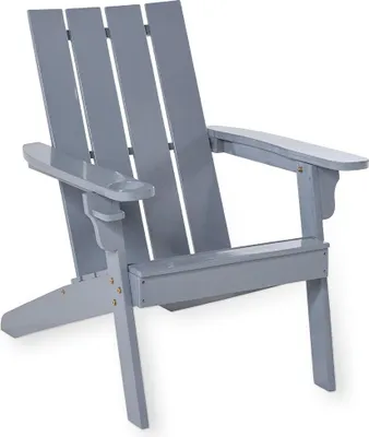 Obrázok produktu pre Záhradná stolička Adirondack z akáciového dreva, cca 69 x 92 x 89 cm – modrá
