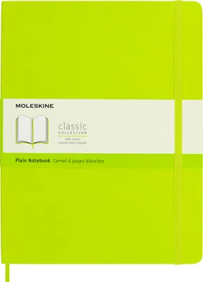 Produktbild von MOLESKINE Notizbuch Classic Collection flexibler Einband ca. DIN A4 blanko, hellgrün Softcover 192 Seiten