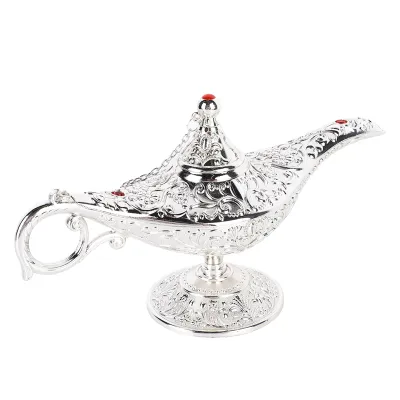 Image de Lampe arabe,Lampe prop arabe,Décoration lampe arabe,Ornement lampe arabe,Décoration lampe magique,Décoration lampe magique de table
