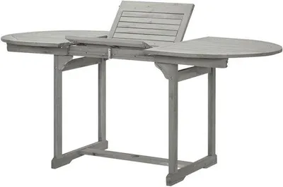 Produktbild von Gartentisch - Tisch für den Außenbereich - Gemütliches Essen im Freien - Ausziehbbares Design - 120-170 cm - Holzoptik