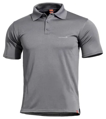 Image de Polo à manches courtes Pentagon Anassa, couleur gris, taille M (homme)