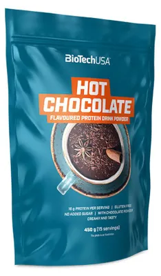 Produktbild von BioTech USA Eiweißgetränkepulver mit Schokoladengeschmack 450 g