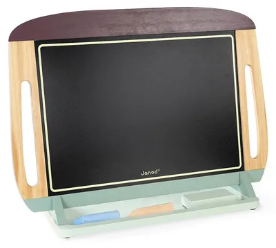 Produktbild von Janod Tischtafel-Schultafel - Kreidetafel und Whiteboard Bordeaux Mintgrün