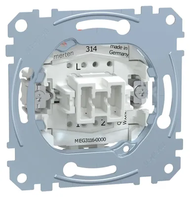 Zdjęcie produktu dla Merten MEG3116-0000, Biały, 250 V, 10 A