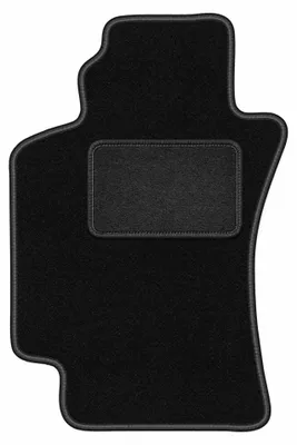 Produktbild von Fahrermatte Velours für Toyota Avensis I T22 1997-2003 (Limousine/Kombi/Liftback) – 1-tlg, Schwarz, passgenau – Wielganizator LUX