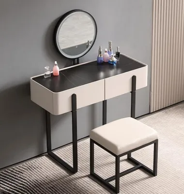 Obrázek produktu pro Ložnicový Toaletní Stolek Moderní Konzola Bílá JVmoebel