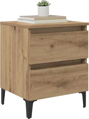 Immagine prodotto di vidaXL Comodino in rovere Artisan 40 x 35 x 50 cm materiale a base di legno