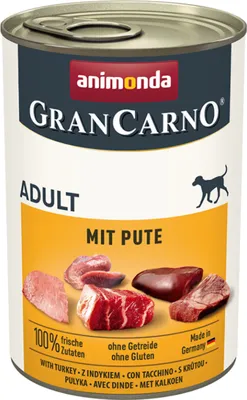 Zdjęcie produktu dla Konserwa Animonda GranCarno Adult z indykiem 400g