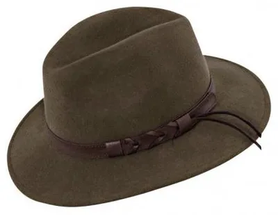 Produktbild von Lodenhut Rollhut Uni (Khaki) Größe 58