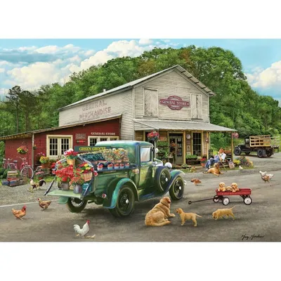 Produktbild von COBBLE HILL Puzzle Shop 1000 Teile