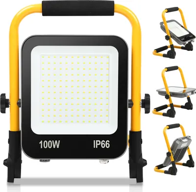 Obrázok produktu pre Jopassy reflektor statív LED reflektor reflektor stavebný reflektor so zástrčkou 100W
