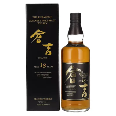 Produktbild von Matsui Whisky THE KURAYOSHI 18 Years Old Pure Malt Whisky 50% Vol. 0,7l in Geschenkbox