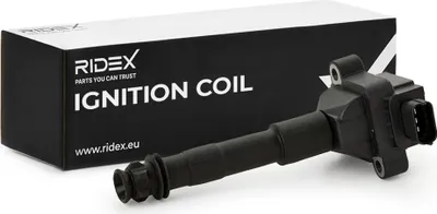 Produktbild von RIDEX 689C0383 Zündspule für PORSCHE BOXSTER (986) 911 (996) 911 (997) 911 Cabriolet (996) BOXSTER (987)