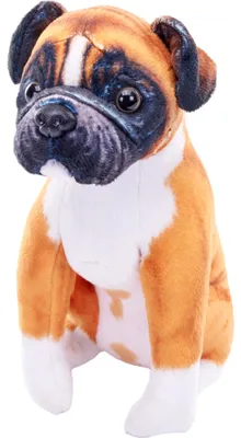 Produktbild von Boxer Plüschhund mit Sound - 18 cm