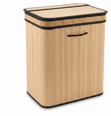 Obrázok produktu pre Košík na prádlo z bambusu, objem 100 litrov