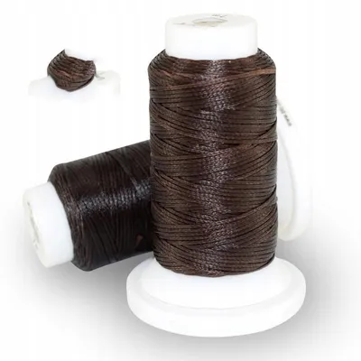 Produktbild von MIXFORM Flaches Wachsgarn Polyester Leder Nähen Braun