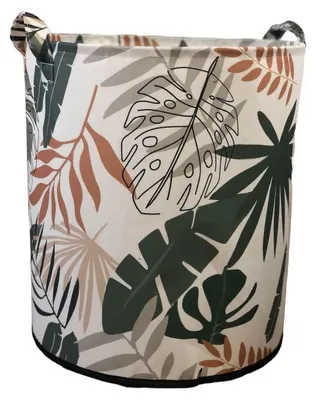 Image de Panier de rangement en polyester multicolore - L 37 × P 37 × H 40 cm