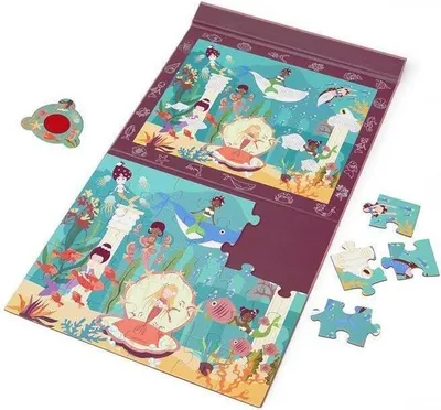 Produktbild von Magnetisches Entdeckerpuzzle Meerjungfrauen