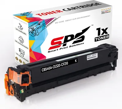 Produktbild von 1x Toner 125A CB540A Schwarz kompatibel für HP Color Laserjet CP1215