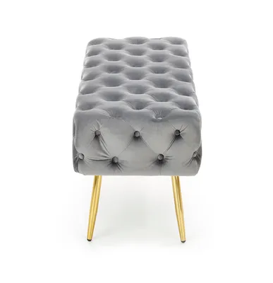 Immagine prodotto di Halmar Panca imbottita per corridoio Athena - grigio / oro