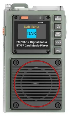 Produktbild von Tragbare DAB- und FM-Radio-App mit Fernbedienung, wiederaufladbarem Digitalradio, Notfallalarm und Taschenlampe, Modell HRD 787DAB+