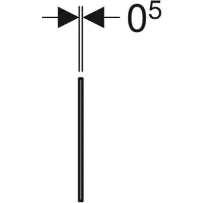 Produktbild von Geberit 156054001 Schallschutzset für Waschtisch, groß