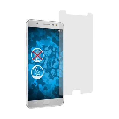 Produktbild von 2er-Pack PhoneNatic Displayschutzfolien matt kompatibel mit Samsung Galaxy J7 Max
