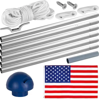 Obrázek produktu pro FLAGMASTER Vlajkový stožár vč. vlajky USA, 650 cm