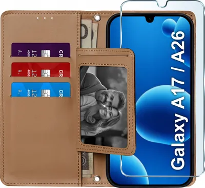 Zdjęcie produktu dla ETUI z klapką do Samsung A17 5G | A26 5G Zamykane Magnetyczne + SZKŁO 9H