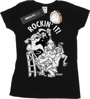 Obrázek produktu pro Scooby Doo - "Rockin' It" tričko pro ženy BI38620 (S) (Černá)