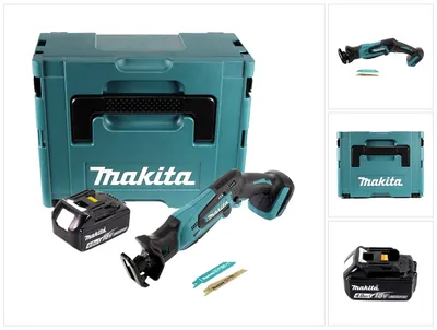 Produktbild von Makita DJR 183 M1J Akku Reciprosäge 18 V + 1x Akku 4,0 Ah + Makpac - ohne Ladegerät