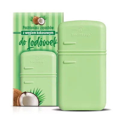 Obrázok produktu pre SmellStop L KOKOSOVÉ UHLIE Absorbér zápachov do chladničiek ZELENÝ