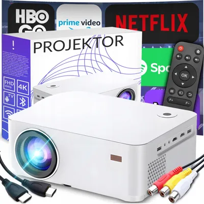 Produktbild von Projektor Smart Tv Wifi Full Hd 4K 9000Lm Lcd Led Android Bluetooth 95W