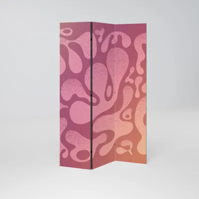 Produktbild von SpaceRebels Paravent Raumteiler - 3-teilig Raumtrenner, Druck 2-Seite - Raumtrenner - Trennwand Wohnung - Room Divider - Spanische Wand Deko Modern Sichtschutz