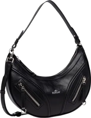 Image de REPLAY sac à épaule sac à épaule bandoulière Shoulder Bag Black noir