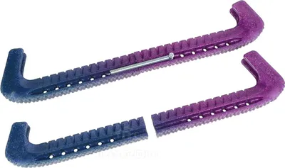 Produktbild von GuarDog DELUXE Eiskunstlauf- und Hockey-Schlittschuhschoner (blau/lila Glitzer - CMZ Blue Rainbow GLT) mit Farbwechsel