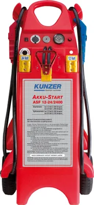 Produktbild von Kunzer AKKU-Start fahrbar 12V 2400A, 24V 1200A ASF12-24/2400