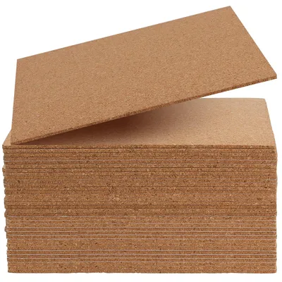 Selbstklebende Korkquadrate 36 Stück 15x15 cm 2 mm