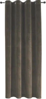 Produktbild von Vorhang Ösen Braun Verdunkelung 140x145 cm Samt weich blickdicht Gardine