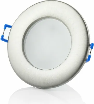 Produktbild von Einbaustrahler Bad LED flach rund Chromfarbig 6,5 Watt kaltweiß